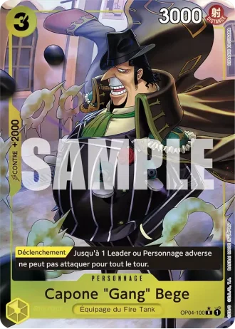 Capone "Gang" Bege (OP04-100) (Jolly Roger Foil) — ONE PIECE CARD THE BEST (PRB01)