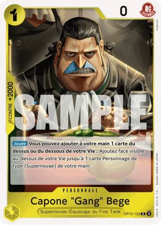 Capone "Gang" Bege (OP10-103) — Sang Royal (OP10)