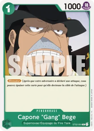 Capone "Gang" Bege (ST02-004) (Full Art) — ONE PIECE CARD THE BEST (PRB01)