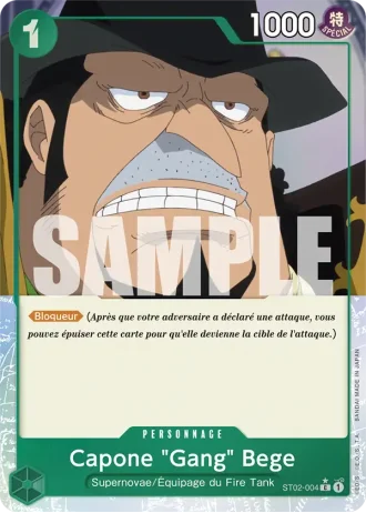 Capone "Gang" Bege (ST02-004) (Jolly Roger Foil) — ONE PIECE CARD THE BEST (PRB01)