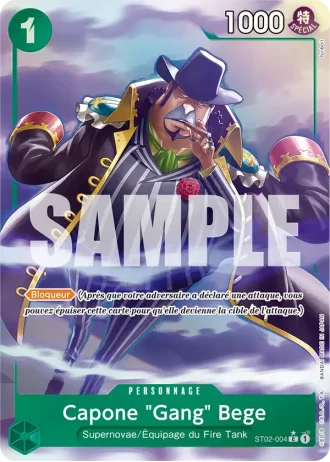 Capone "Gang" Bege (ST02-004) (Reprint) — ONE PIECE CARD THE BEST (PRB01)