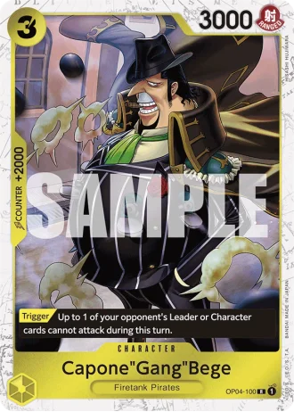 Capone"Gang"Bege (OP04-100) (Jolly Roger Foil) — One Piece The Best (PRB01)