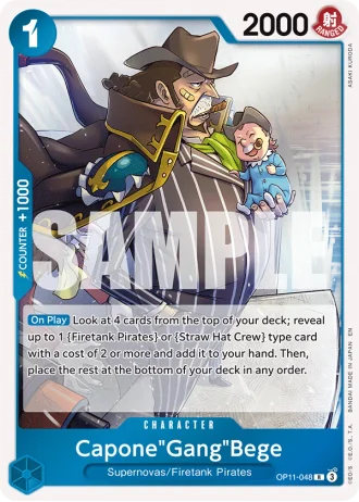Capone"Gang"Bege (OP11-048) — A Fist of Divine Speed (OP11)