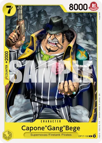 Capone"Gang"Bege (OP17-100) — The World's Strongest Warriors (OP17)