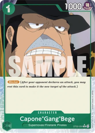 Capone"Gang"Bege (ST02-004) (Full Art) — One Piece The Best (PRB01)