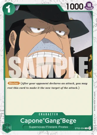Capone"Gang"Bege (ST02-004) (Jolly Roger Foil) — One Piece The Best (PRB01)