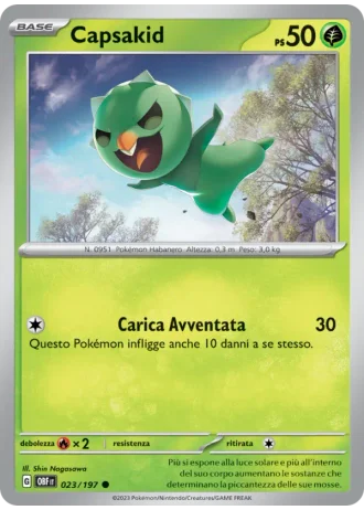 Capsakid #023/197 — Ossidiana Infuocata