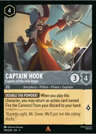 Captain Hook - Captain of the Jolly Roger #190/204 — Fabled