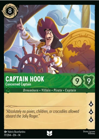 Captain Hook - Concerned Captain #77/257 — Hyperia City