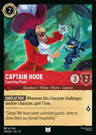Captain Hook - Conniving Pirate #130/261 — Attack of the Vine!