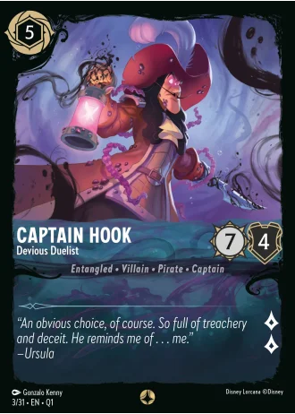 Captain Hook - Devious Duelist #3/31 — Illumineer's Quest: Deep Trouble