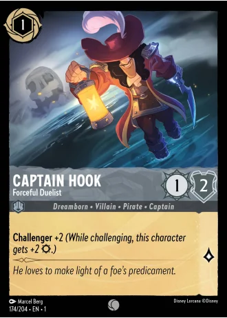 Captain Hook - Forceful Duelist #174/204 — The First Chapter