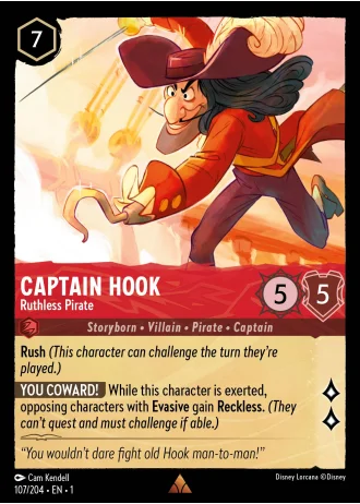 Captain Hook - Ruthless Pirate #107/204 — The First Chapter