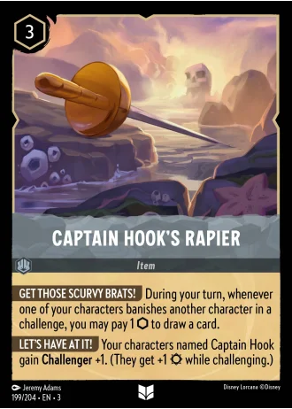 Captain Hook's Rapier #199/204 — Into the Inklands