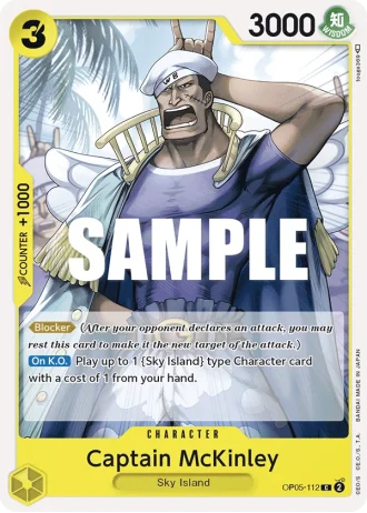 Captain McKinley (OP05-112) — Awakening of the New Era (OP05)