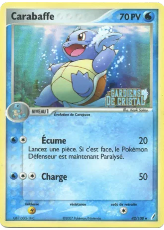 Carabaffe #42/100 — EX Gardiens de Cristal