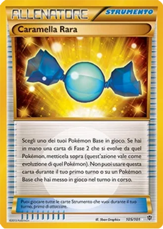 Caramella Rara #105/101 — Esplosione Plasma
