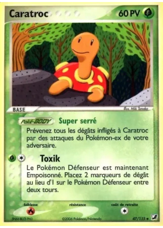 Caratroc #47/115 — EX Forces Cachées