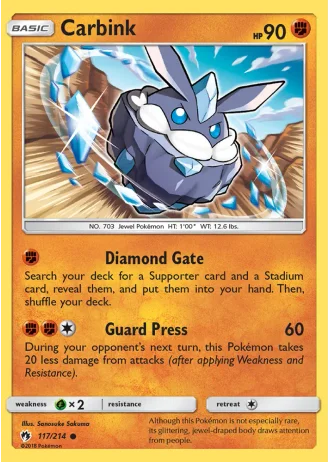 Carbink #117/214 — Lost Thunder