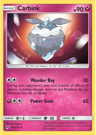 Carbink #143/214 — Lost Thunder