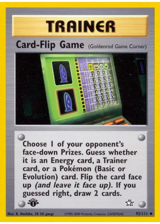 Card-Flip Game #92/111 — Neo Genesis