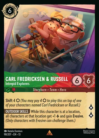 Carl Fredricksen & Russell - Intrepid Explorers #98/261 — Attack of the Vine!