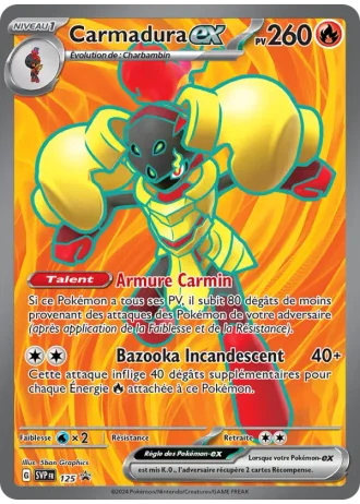 Carmadura ex #125 — Écarlate & Violet Promos