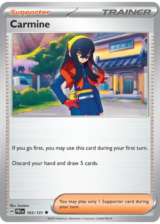 Carmine #103/131 — Prismatic Evolutions