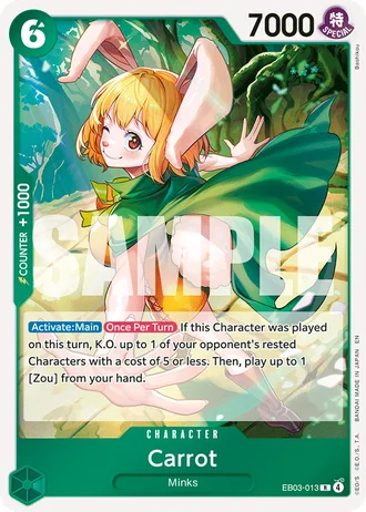 Carrot (EB03-013) — ONE PIECE Heroines Edition (EB03)