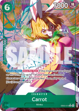 Carrot (EB03-013) (Alternative Art) — ONE PIECE Heroines Edition (EB03)
