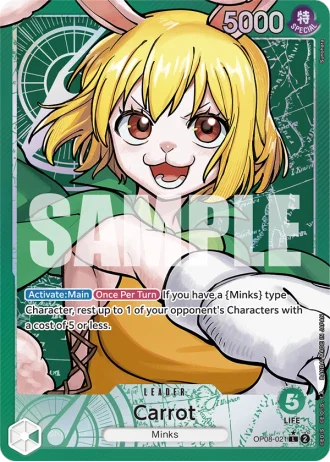 Carrot (OP08-021) (Alternative Art) — Two Legends (OP08)