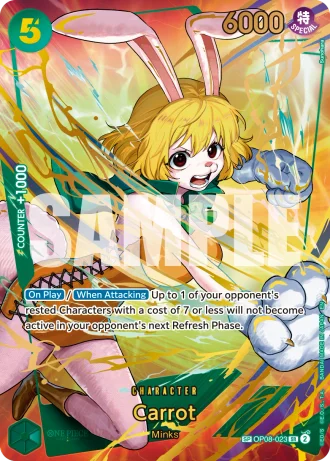 Carrot (OP08-023) (Special Rare) — One Piece Card The Best Vol.2(PRB02)