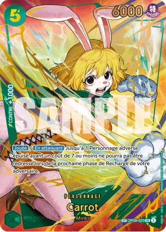 Carrot (OP08-023) (Special Rare) — ONE PIECE CARD THE BEST vol.2 (PRB02)