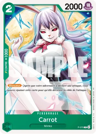 Carrot (P-070) (Pirate Foil) — ONE PIECE CARD THE BEST vol.2 (PRB02)