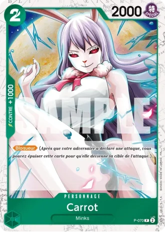 Carrot (P-070) (Reprint) — ONE PIECE CARD THE BEST vol.2 (PRB02)