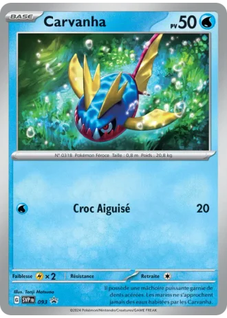Carvanha #093 — Écarlate & Violet Promos