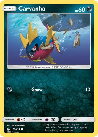 Carvanha #110/214 — Unbroken Bonds
