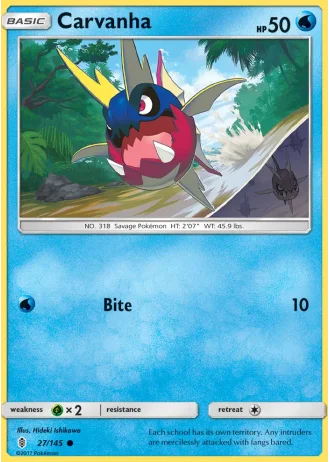 Carvanha #27/145 — Guardians Rising