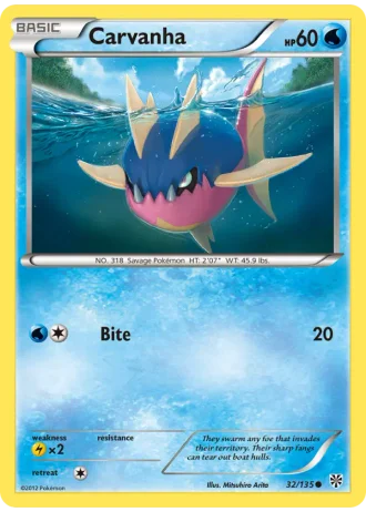 Carvanha #32/135 — Plasma Storm