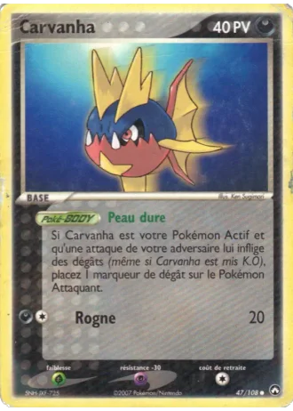 Carvanha #47 — EX Gardiens du Pouvoir