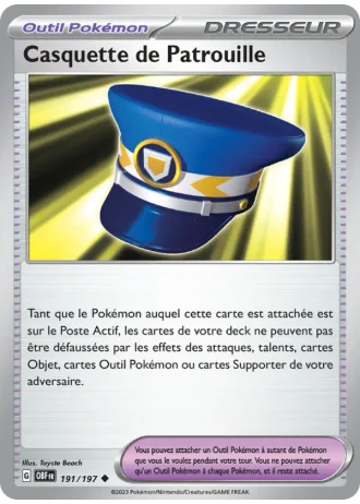 Casquette de Patrouille #191/197 — Flammes Obsidiennes