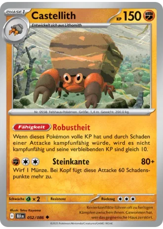 Castellith #052/86 — Schwarze Blitze