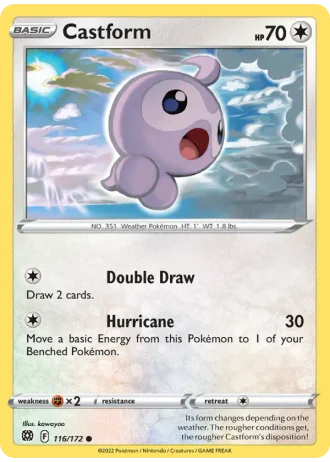 Castform #116/172 — Brilliant Stars