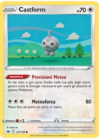 Castform #121 — Regno Glaciale