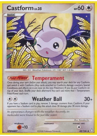 Castform #48/146 — Il Risveglio dei Miti
