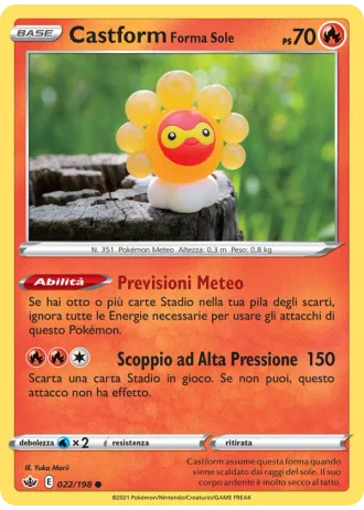 Castform Forma Sole #22 — Regno Glaciale