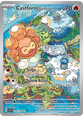 Castform Sunny Form #195/191 — Surging Sparks