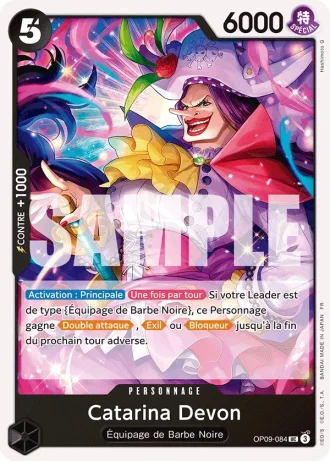 Catarina Devon (OP09-084) (Pirate Foil) — ONE PIECE CARD THE BEST vol.2 (PRB02)