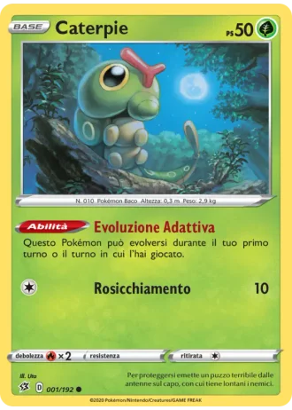 Caterpie #1/192 — Fragore Ribelle