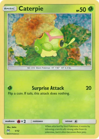 Caterpie #1 — McDonald's Collection 2019